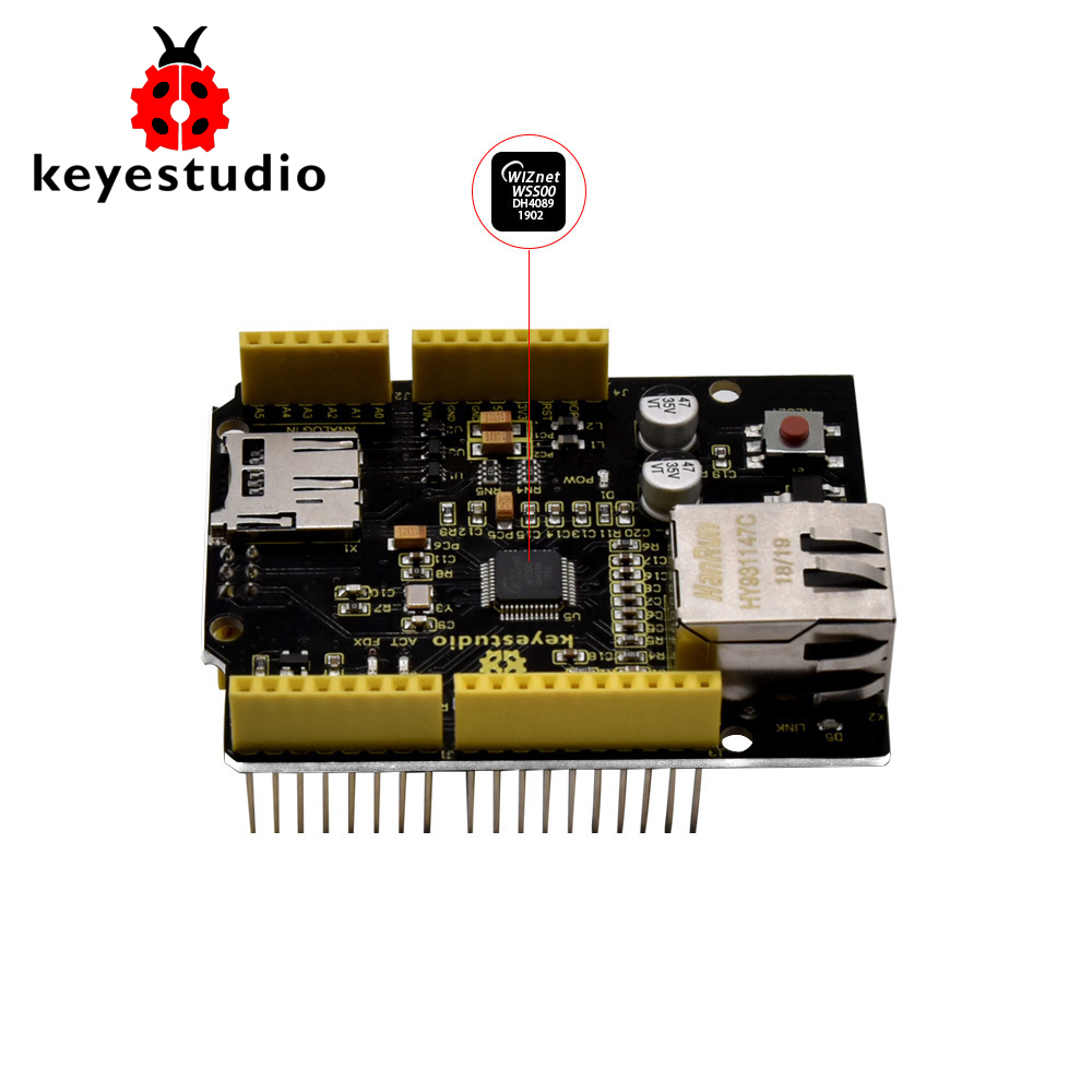 Keyestudio W5500 Arduino için  - Ethernet Module W5500 incelemesi ve fiyatı